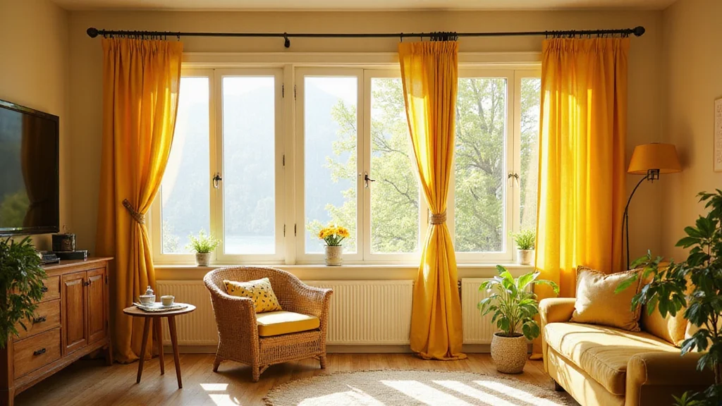 12 Yellow Curtains Living Room Ideas for Bright Cheerful Warmth