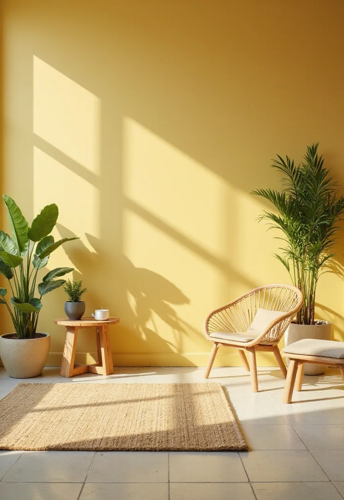 12 Yellow Walls Bedroom Ideas for Bright Cheerful Warmth - 1. Soft Lemon Hues for a Calming Retreat