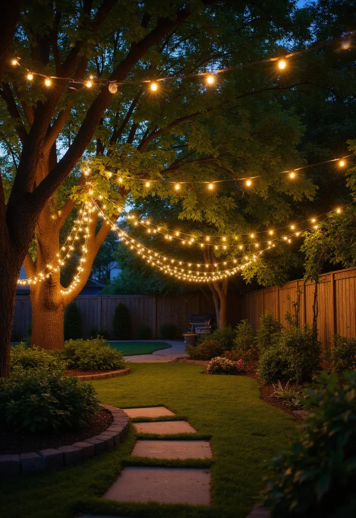 14 Backyard Decor Ideas for Stylish Welcoming Outdoor Spaces - 10. Eco-Conscious Lighting