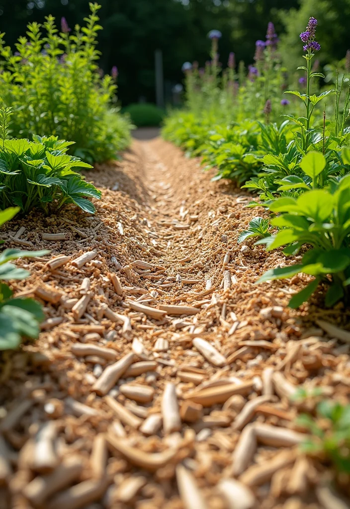 14 Backyard Decor Ideas for Stylish Welcoming Outdoor Spaces - 13. Natural Mulching