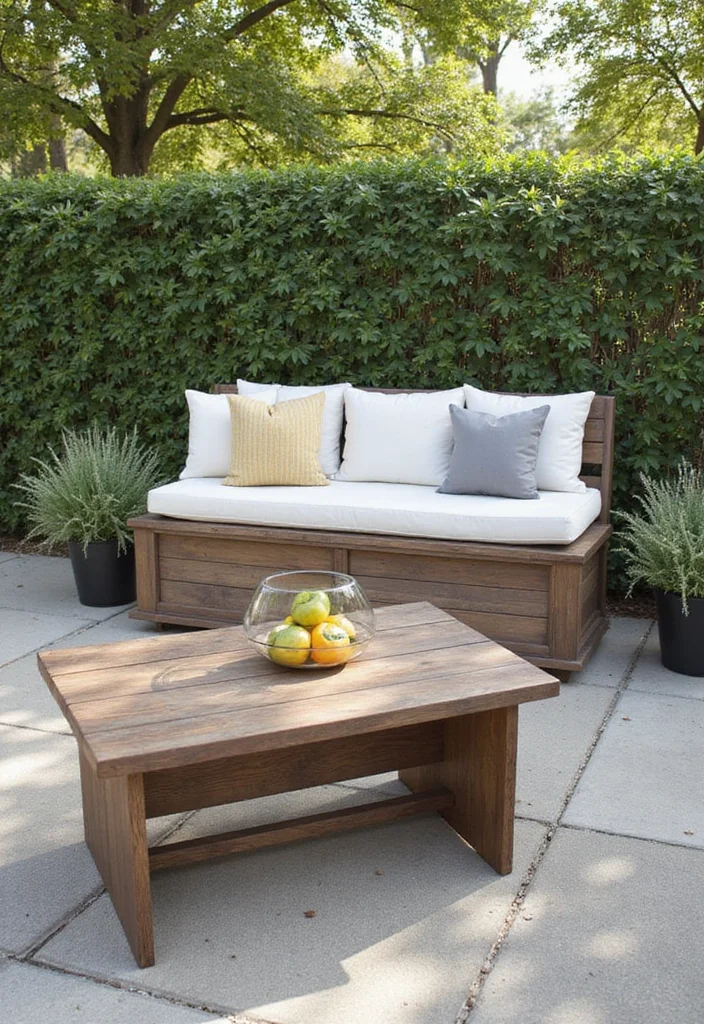 14 Backyard and Patio Ideas for Comfortable Practical Outdoor Living - 12. Multi-Functional Furniture