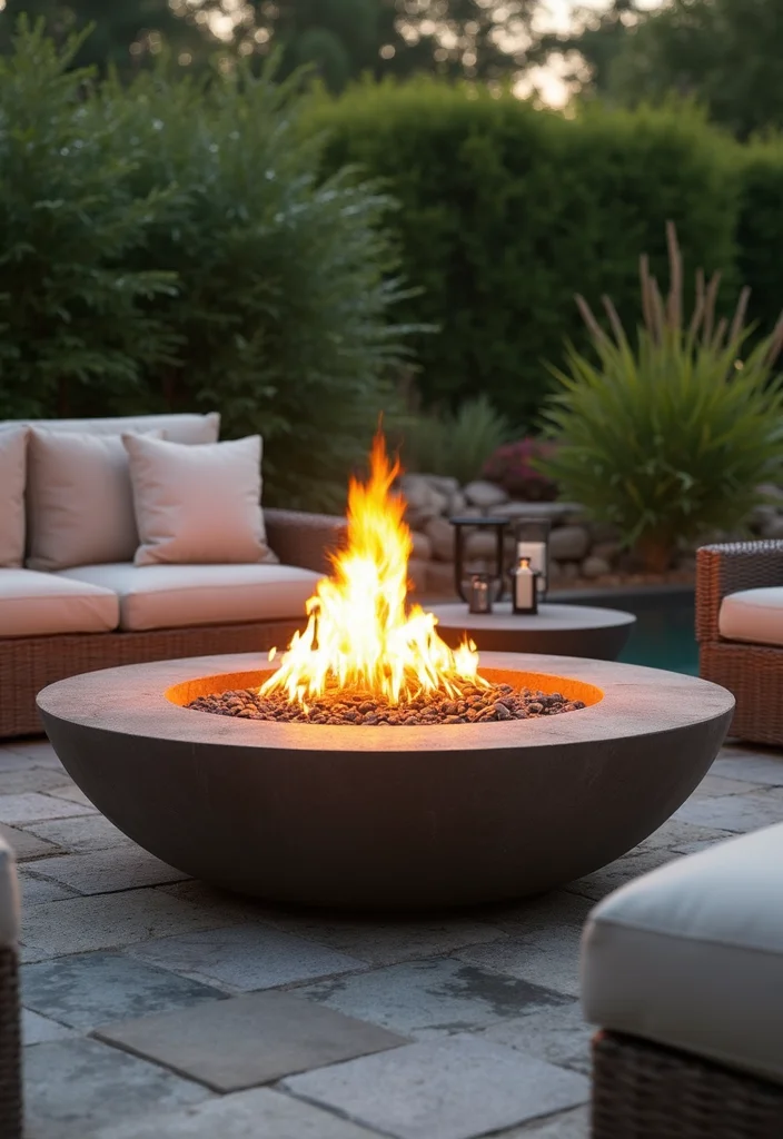 14 Backyard and Patio Ideas for Comfortable Practical Outdoor Living - 4. Sustainable Fire Pits