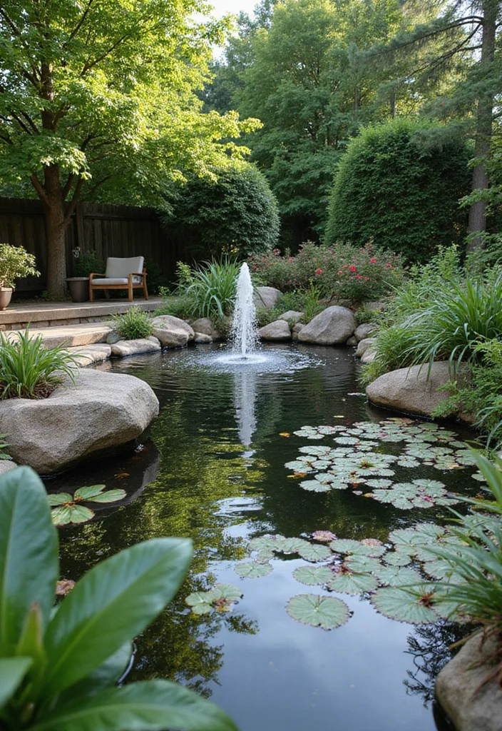 14 Backyard and Patio Ideas for Comfortable Practical Outdoor Living - 9. Water Features
