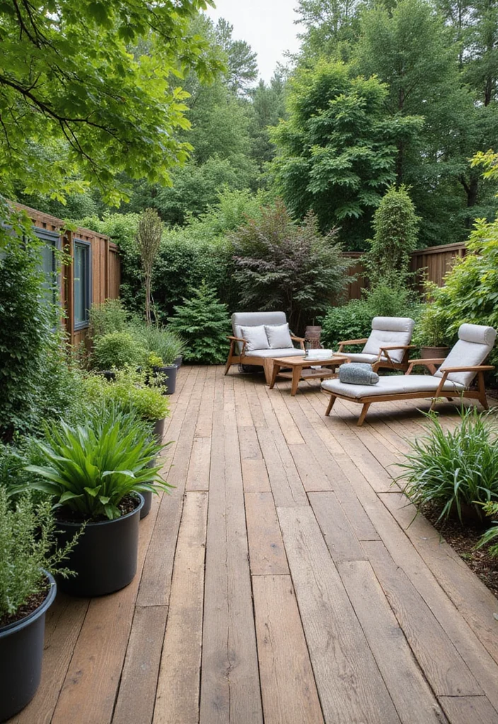 14 Modern Backyard Ideas for Sleek Stylish Outdoor Living - 1. Eco-Friendly Decking