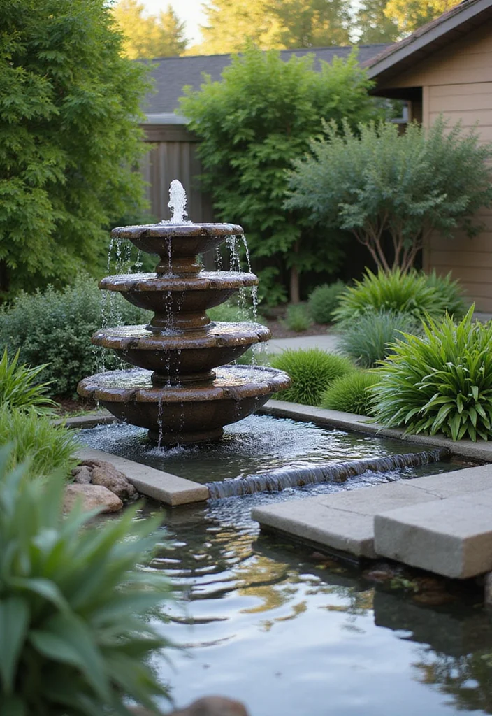 14 Modern Backyard Ideas for Sleek Stylish Outdoor Living - 7. Water Features