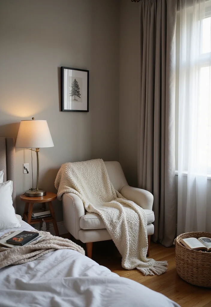 12 Bedroom and Dressing Room Ideas for Stylish Organized Layouts - 6. Cozy Reading Nook 1
