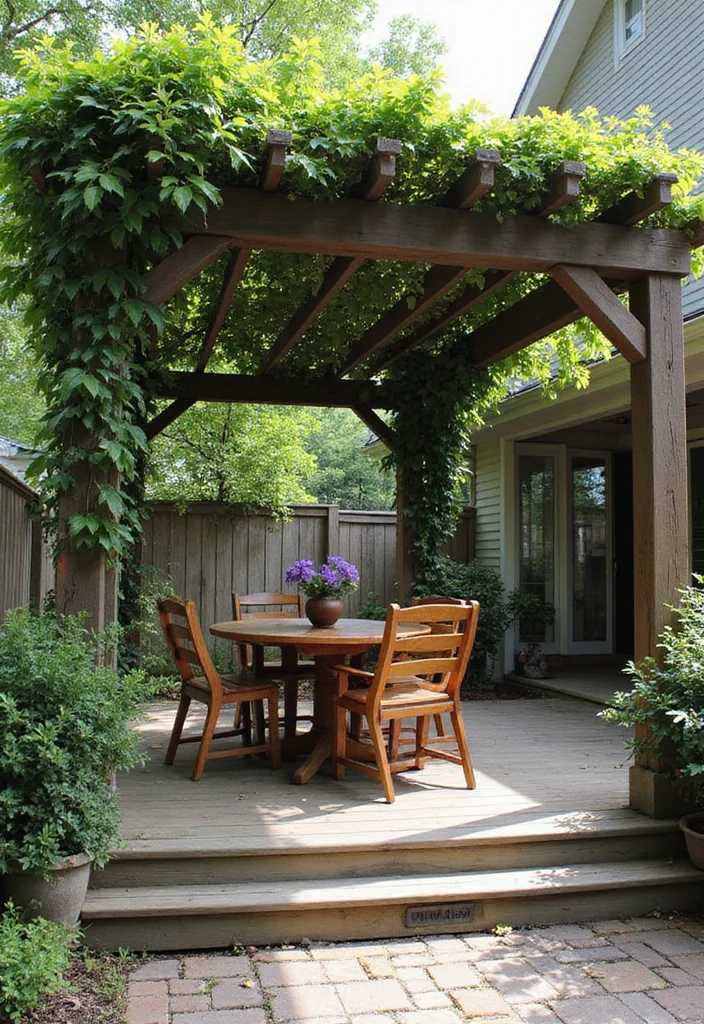 14 Backyard Deck Ideas for Functional Relaxed Outdoor Use - 11. Pergolas and Shade Structures 1