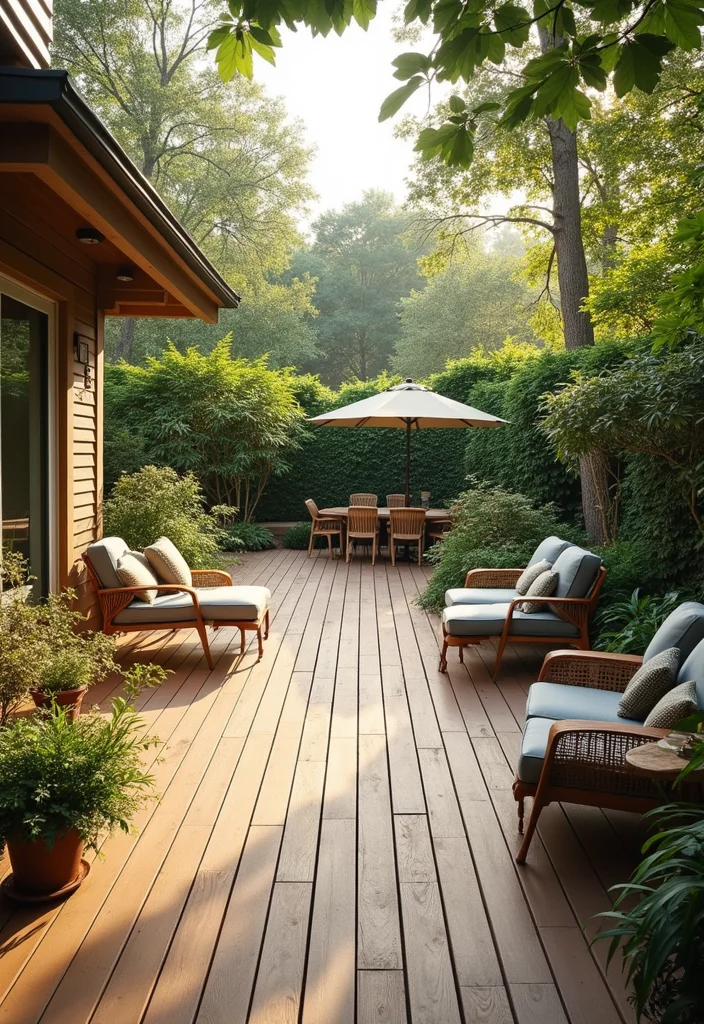 14 Backyard Deck Ideas for Functional Relaxed Outdoor Use - 14. Inclusive Spaces 1