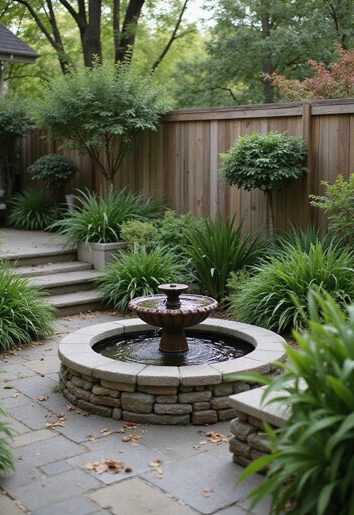 14 Backyard Deck Ideas for Functional Relaxed Outdoor Use - 9. Water Features for Serenity 1