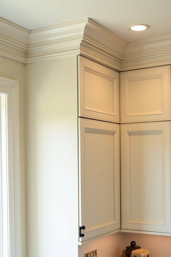 5 Ways to Decorate Above Your Kitchen Cabinets 3 architectural trim above cabinets elevates space