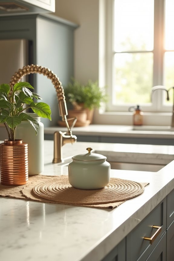 decor style and cohesive kitchen
