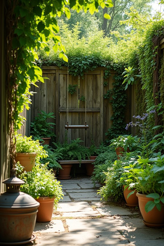 layered greenery found decor blend