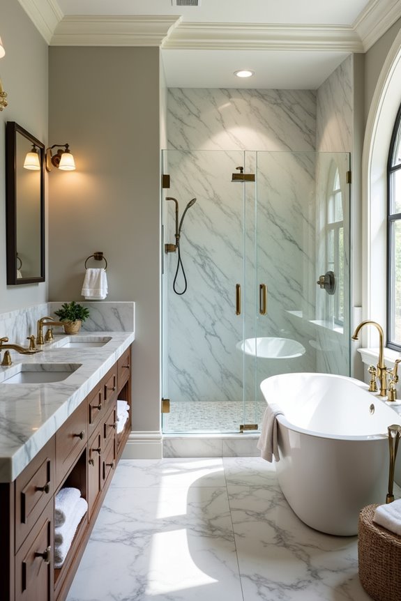 luxury bathroom premium finishes custom features