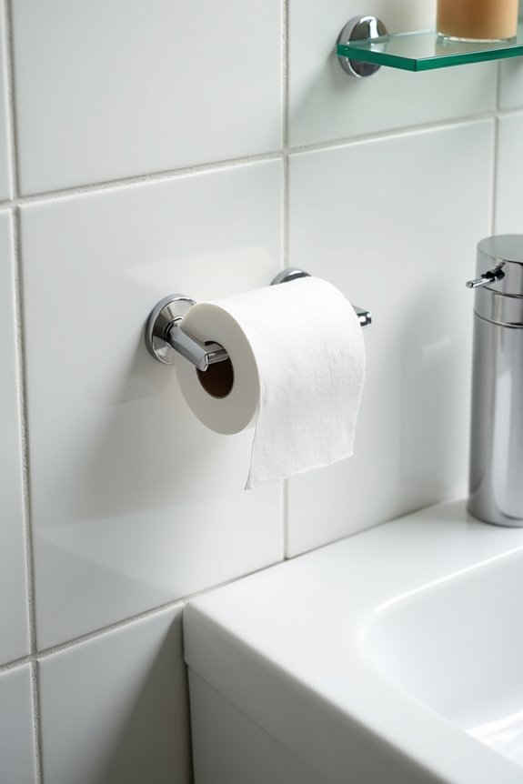 optimal toilet paper placement
