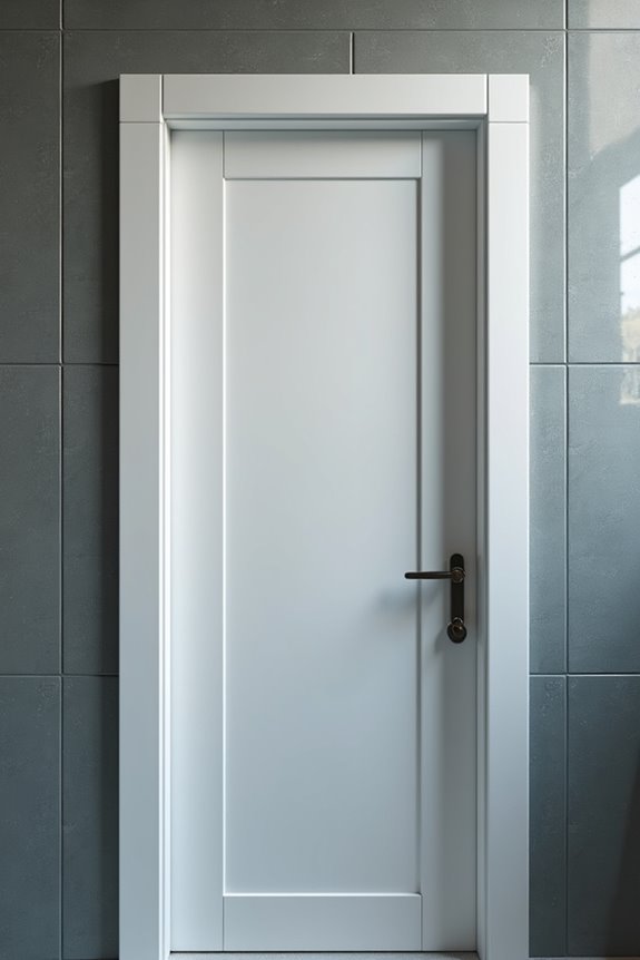 solid core moisture resistant bathroom doors