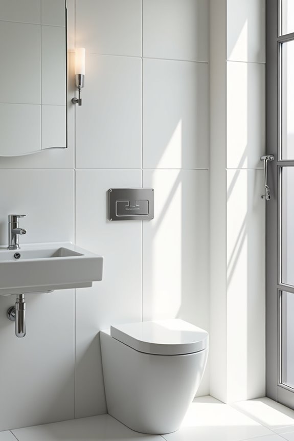 towel bars at 48 inches