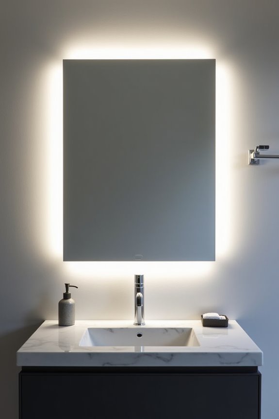 vanity lighting and height alignment
