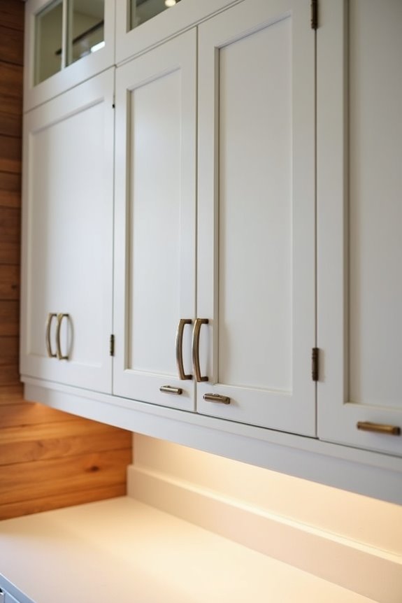 wall cabinets save floor space